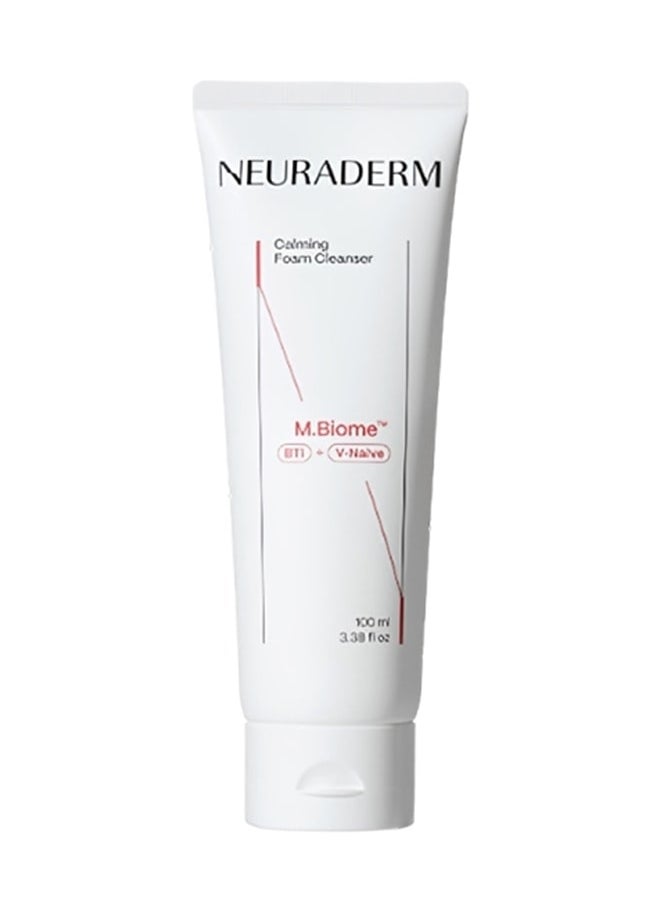 NEURADERM - Calming Foam Cleanser, Gentle Daily Creamy Foaming Mild pH Fash Wash to Refresh Soothe Hydrate and Purify Whitehead and Blackhead (100ml, 3.38 fl.oz) - Image 1