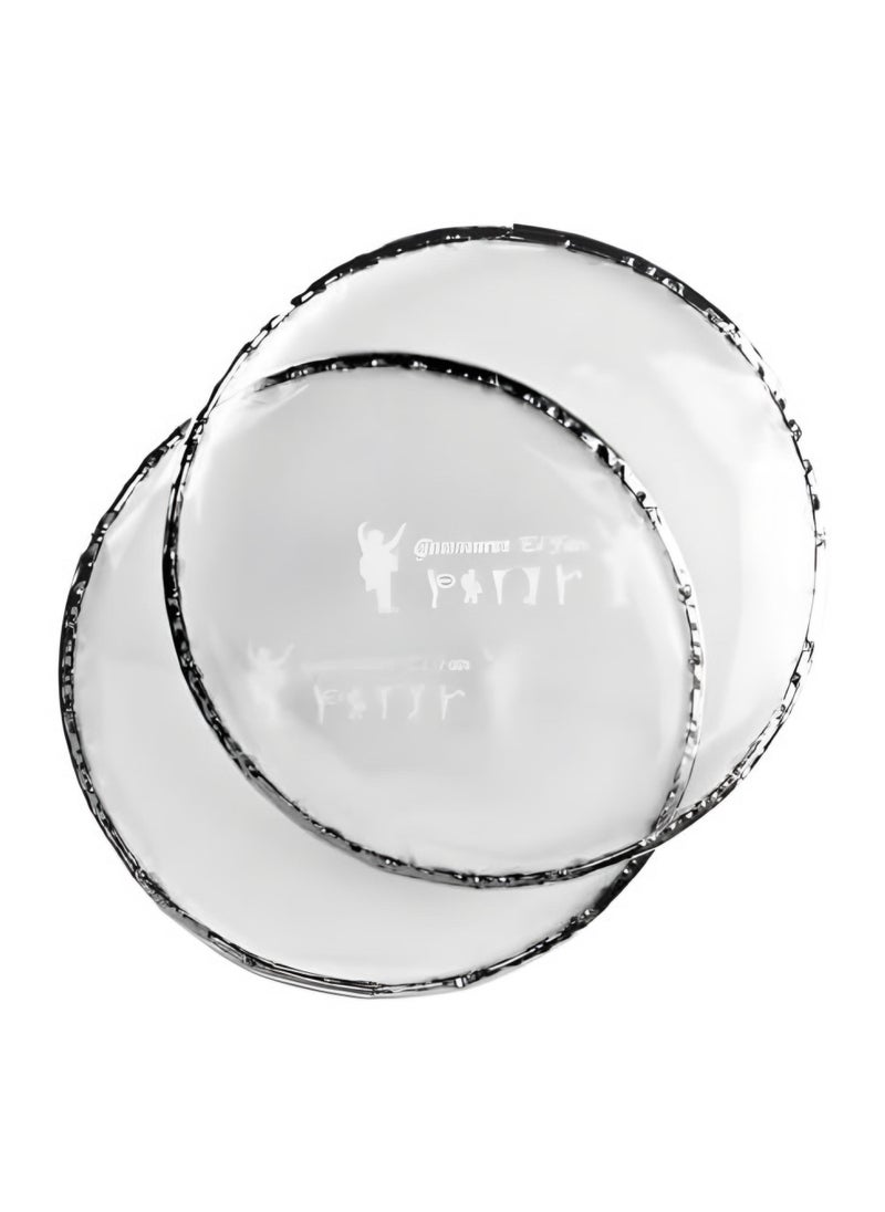 Gawharet El Fan - Transparent Plastic Drum Head For Sombaty Tabla Darbuka Doumbek - 24 Cm / 9.44 Inch - Image 1