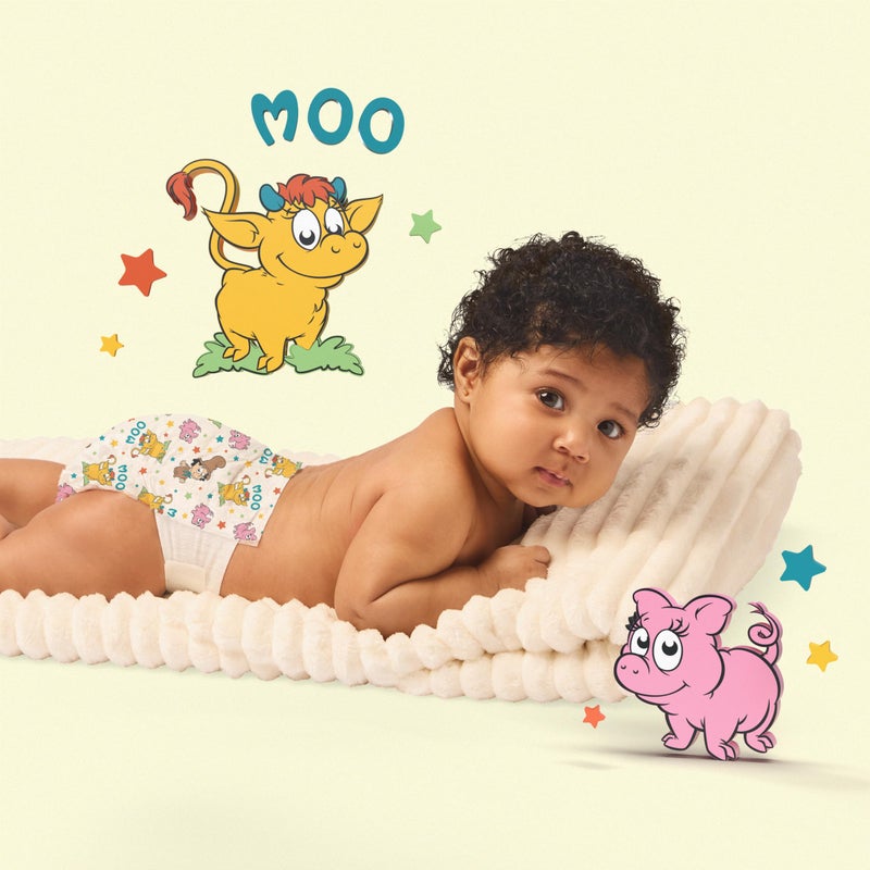 Hello Bello Dr. Seuss Babies Premium Diapers, Size 1, 82 Count: Softness & Protection for Sensitive Skin - Image 4