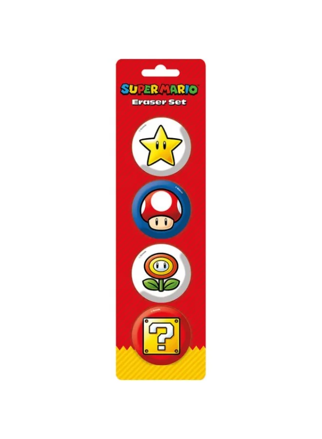 Pyramid  Pyramid Supermario Eraser Set  | Best Price UAE