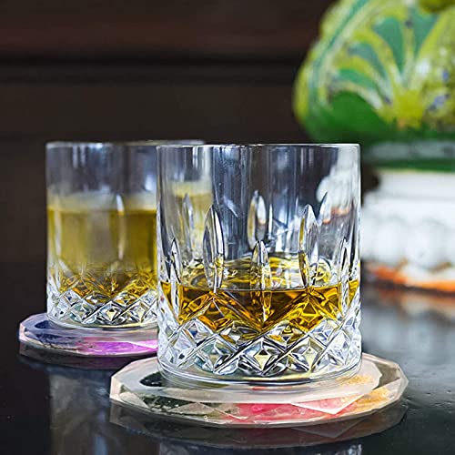 F FYJS 4 Pack Resin Coaster Molds,Diamond Epoxy Resin Silicone Molds for Making,Agate Slice Coasters,Cups Mats,Home Decoration - Image 5