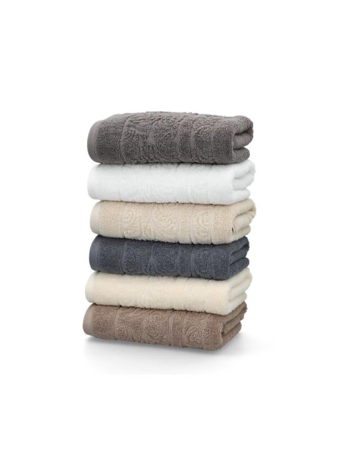 Cannon Highly Absorbent And Quick Drying Jacquard Hand Towel Cream 50 X 100Cm - Image 5