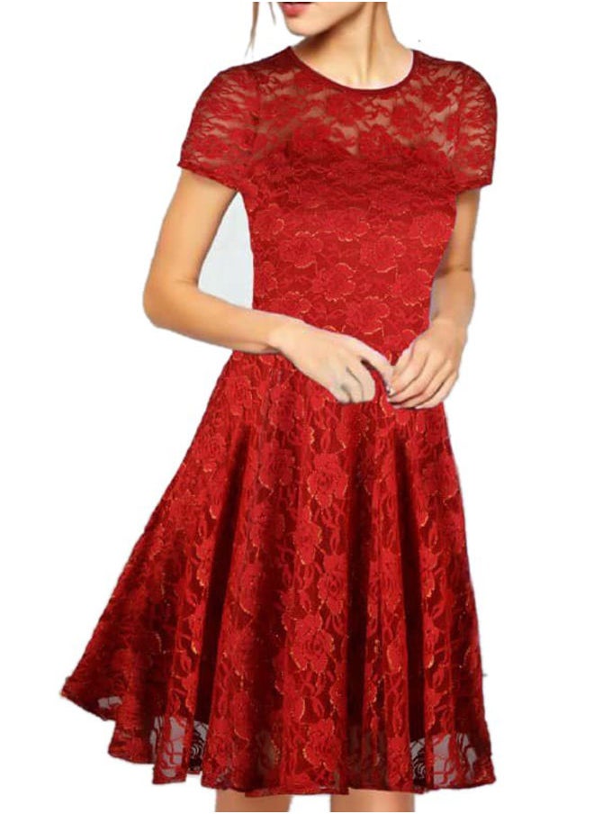 FG QUILTED LACE HOME DRESS 
