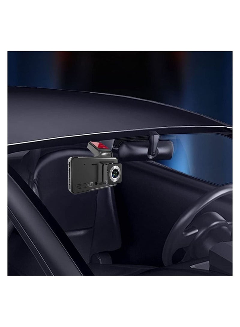 Generic 4" LCD Car Camera 1080P DVR Dual Lens Dash Cam Front Rear Inside Night Vision G-sensor - Image 4