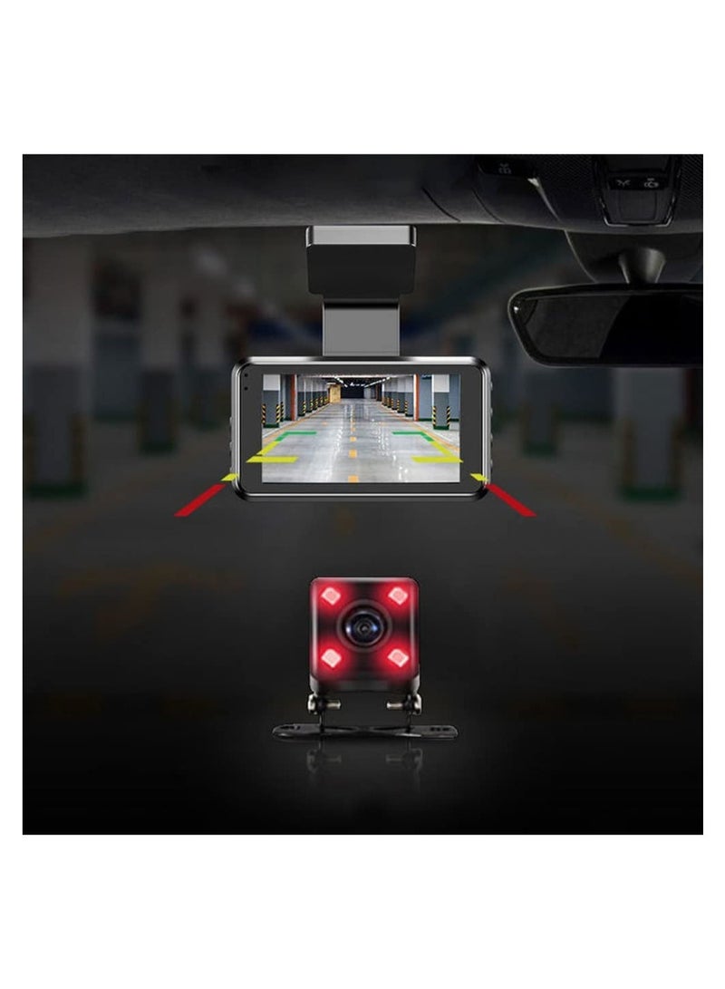 Generic 4" LCD Car Camera 1080P DVR Dual Lens Dash Cam Front Rear Inside Night Vision G-sensor - Image 2