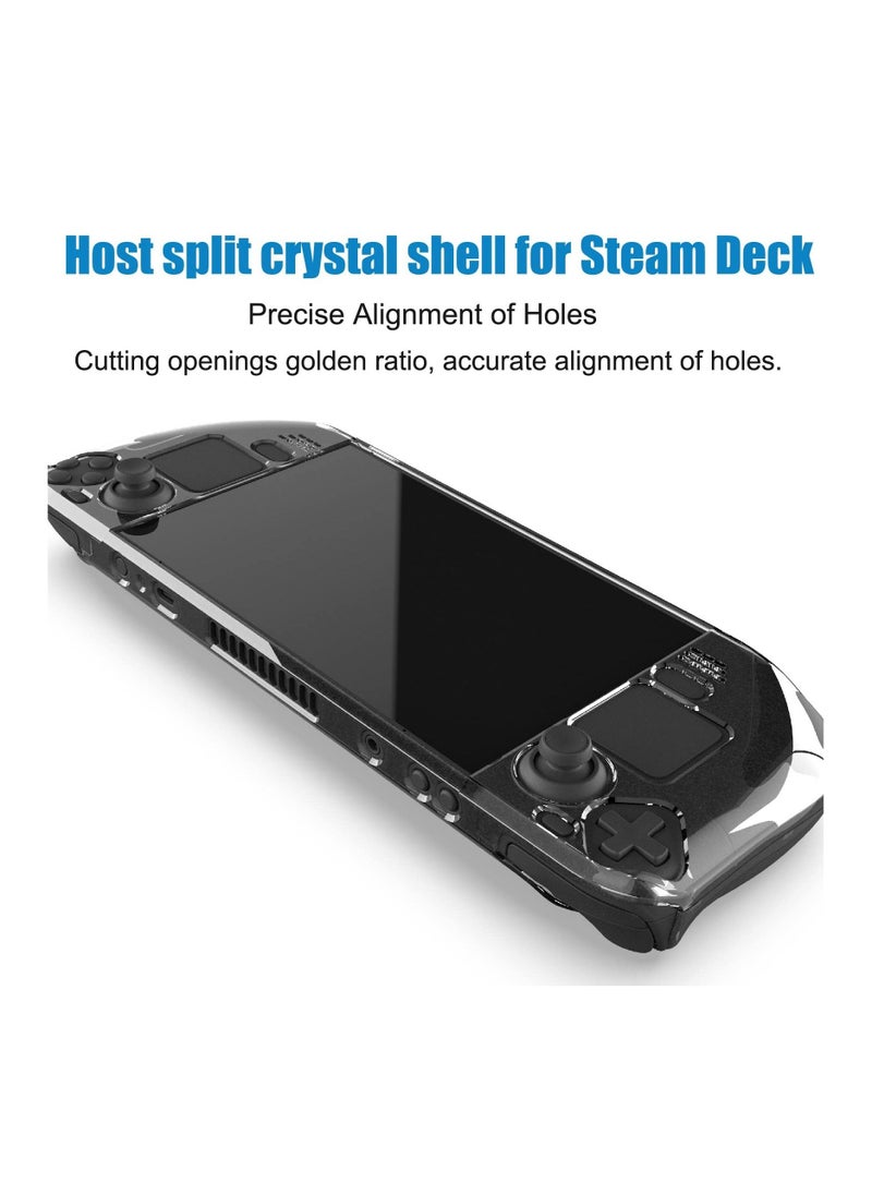 KASTWAVE - Clear Protective Case for Valve Steam Deck, Crystal Clear Pc Hard Case Dustproof And Drop-proof All Round Protection - Image 1