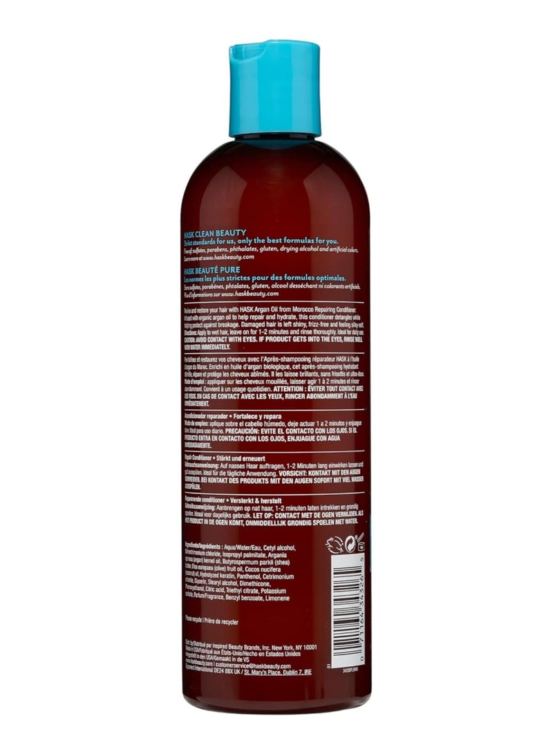 HASK Hask Argan Oil Repairing Conditioner – 355ml, Strengthens & Restores Shine  - Image 2