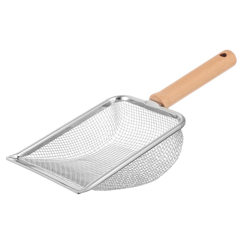 Ergonomic Cat Litter Scoop with Non Slip Handle and Filtered Design Durable Stainless Steel for Easy Cleaning - Image 2