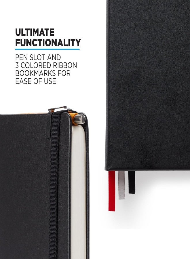 NOMATIC Notebook - Journal For Writing, Business, Office, And Sketchbook - 240 Ruled Pages - Hard Cover Notebook With Perforated Pages, Built-in Pen Holder, And Whiteboard Paper (Black) - Image 4