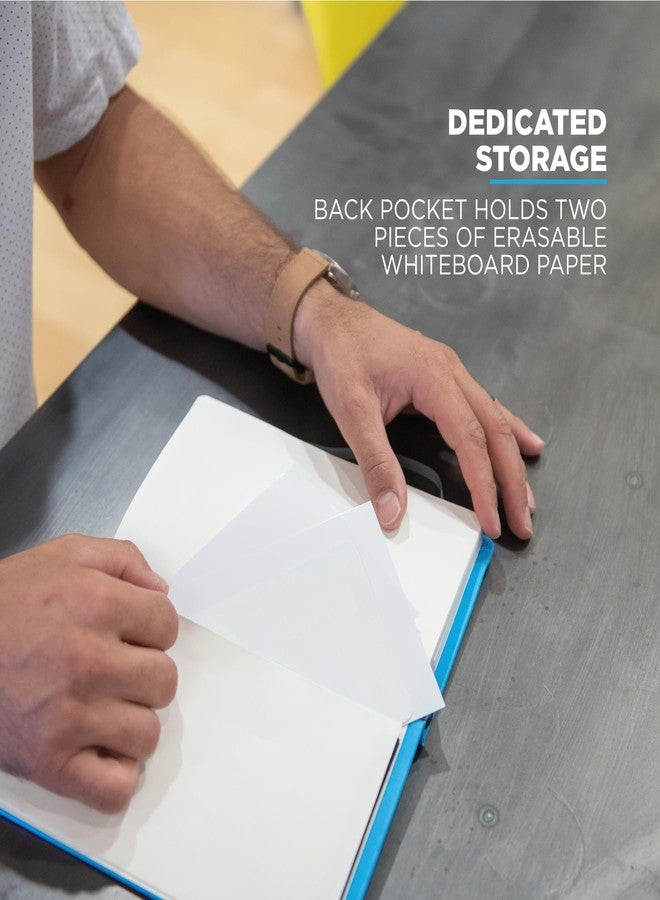 NOMATIC Notebook - Journal For Writing, Business, Office, And Sketchbook - 240 Ruled Pages - Hard Cover Notebook With Perforated Pages, Built-in Pen Holder, And Whiteboard Paper (Black) - Image 5