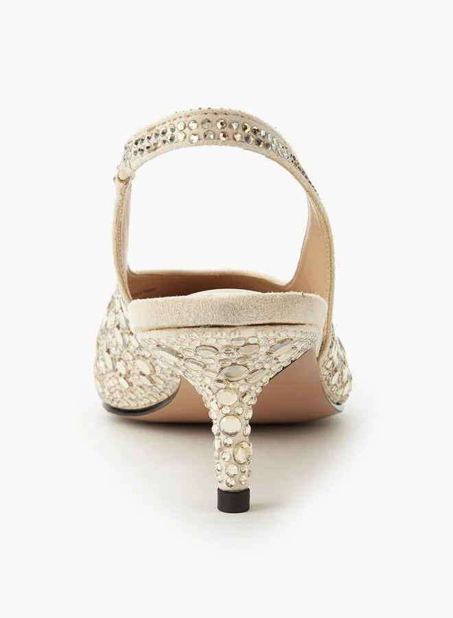 Celeste GOLD Women Kitten Heel Shoes for Women | Best Price UAE