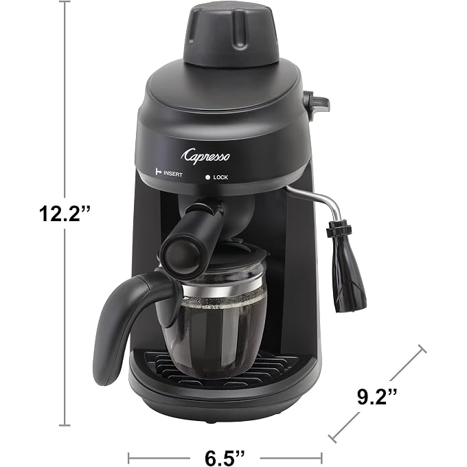 Capresso 30598 Steam Espresso and Cappuccino Machine  Black  Factory Certified Refurbished - Image 2