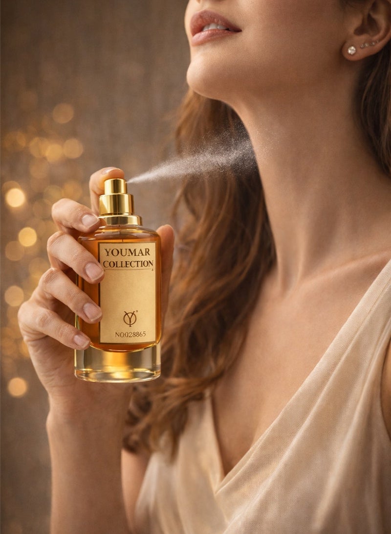 يومار عطر زهري فاخر للنساء | يوماَر كولكشن رقم 8865 | رائحة أنيقة بنفحات متبلة منعشة وخشبية وزهرية صفراء 25 مل - Image 3