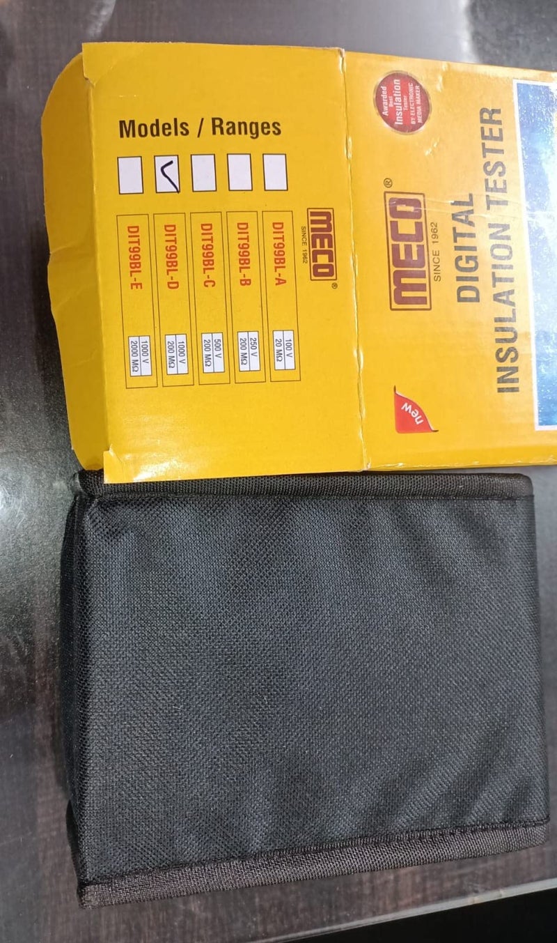 MECO ELEVERDE MECO Digital Insulation Corded Electric Tester, Yellow - Image 4