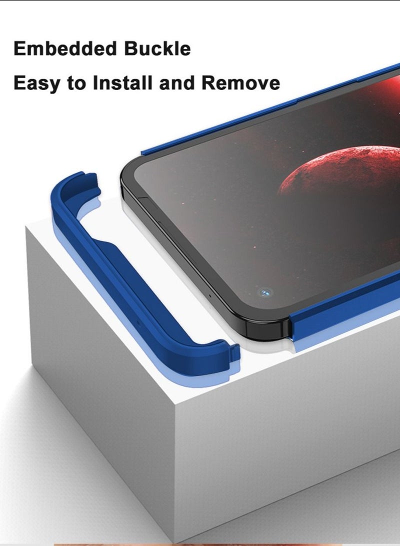 Nothing Phone 1 Case Cover Ultra-Slim PC Anti-Scratch Shockproof Protective Scratch Resistance Back Cover Accessories Protection Compatible with Nothing Phone 1 [3 in 1] - Black - Image 5