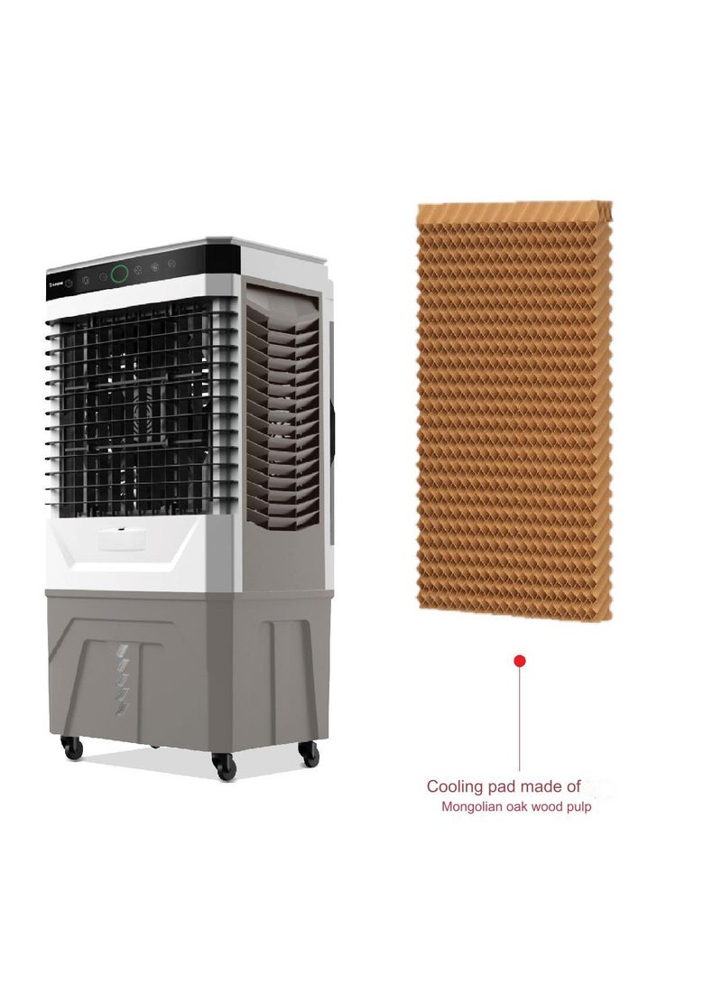 Rapido Everest 9000D Air Cooler 60L, 200W, 3 Speed Settings, Remote Control, Ionizer Air Purifier, 9000 m³/h Airflow, 20–40m² Coverage, White - Image 2