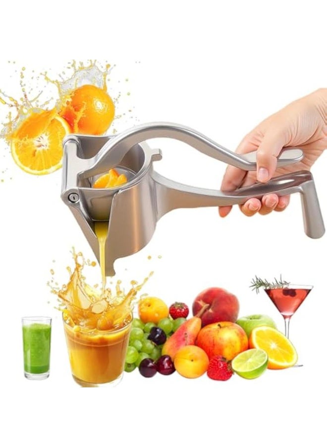 Hand Juicer Squeezer - Portable Multifunctional Manual Fruit Juicer Quiet Operation Easy Cleaning Detachable Head Press Sturdy Food Grade Juicermachine Kitchen Gadget Utensils - Image 2