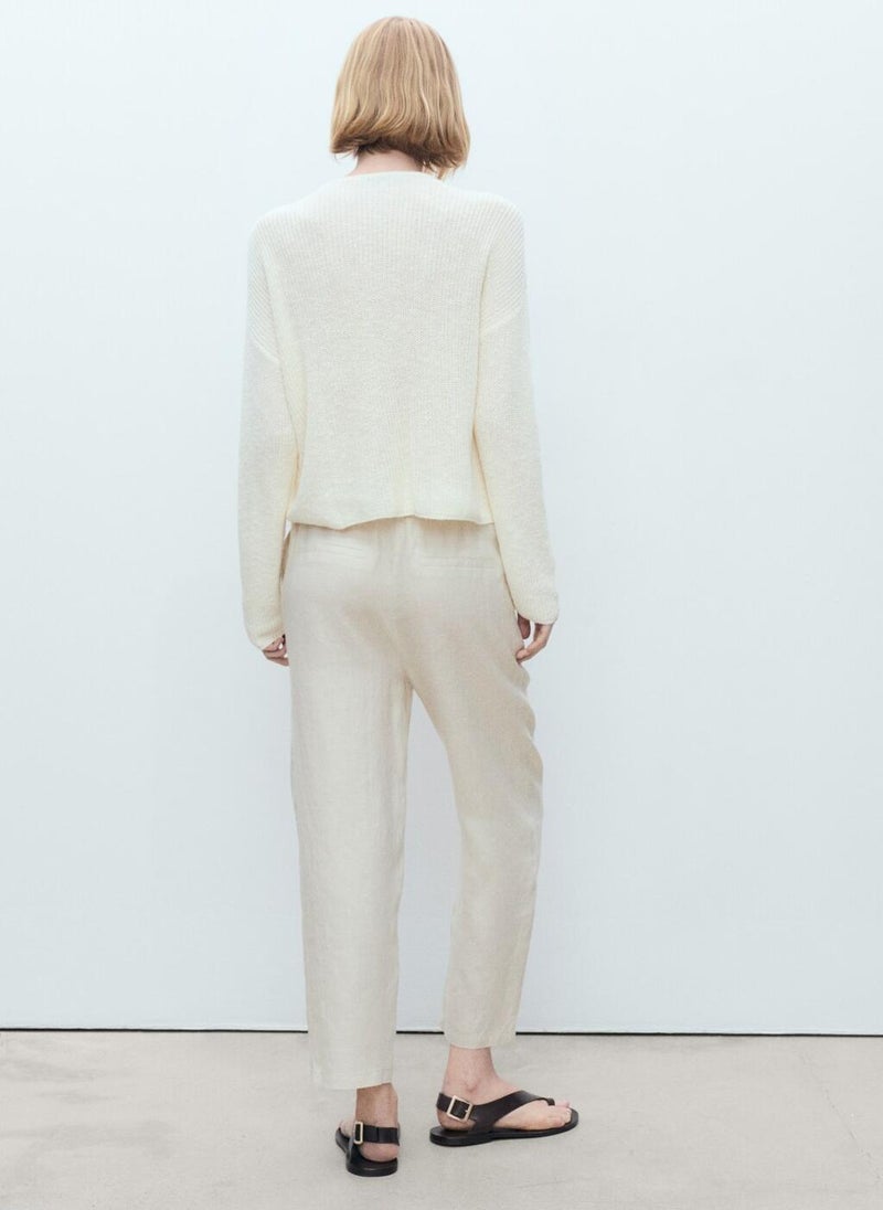 MANGO Essential Relaxed Fit Pants  - Image 2