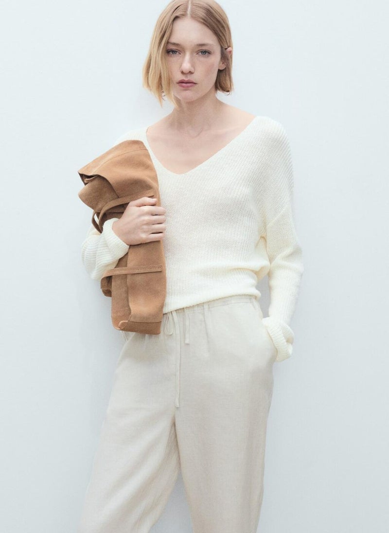 MANGO Essential Relaxed Fit Pants  - Image 3