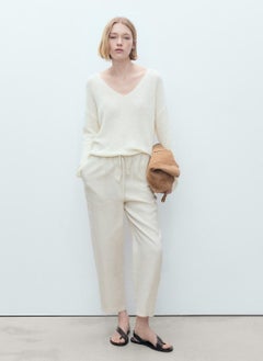 MANGO Essential Relaxed Fit Pants  - Image 5