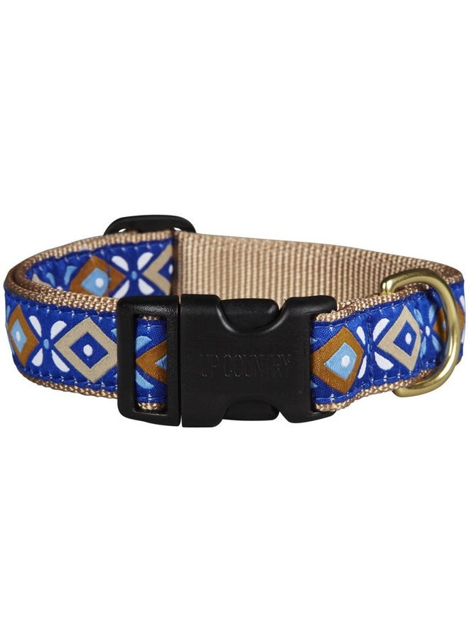 Up Country Up Country Aztec Blue Dog Collar - Small  - Image 2