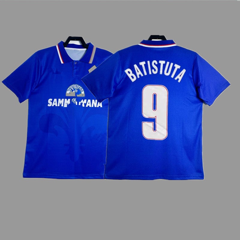 Froza Retro Jersey Football Uniform Classic Nostalgic Batistuta Ruyi Costa Long Short Sleeve Jersey - Image 1