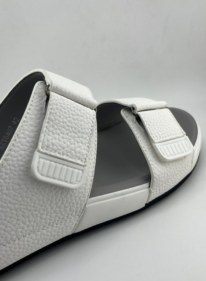 النهام صنادل عربية رجالية مصنوعة يدويًا – تصميم بحزامين لراحة مثالية - Image 3