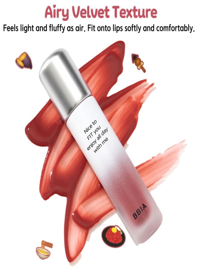 بي بي اي بي بي اي ايه BBIA Air Fit Tint - أحمر شفاه سائل فائق الثبات، يدوم طويلاً، خفيف الوزن، غني بالأصباغ، ألوان شفافة، لا يتلطخ، بلمسة نهائية مخملية غير لامعة، مكياج كوري يومي (05 STICK WITH U، عبوة من قطعة واحدة) - Image 3