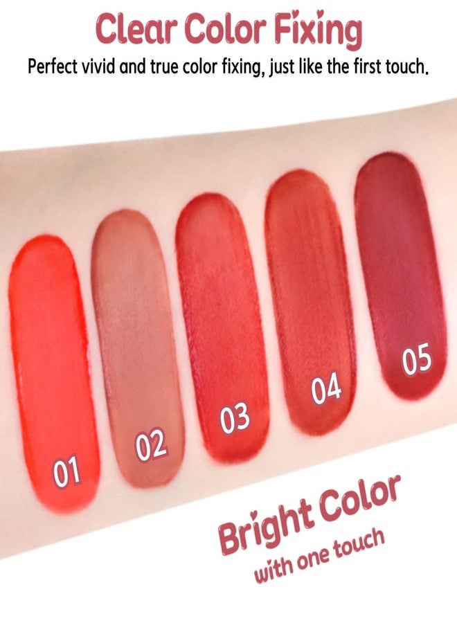 بي بي اي بي بي اي ايه BBIA Air Fit Tint - أحمر شفاه سائل فائق الثبات، يدوم طويلاً، خفيف الوزن، غني بالأصباغ، ألوان شفافة، لا يتلطخ، بلمسة نهائية مخملية غير لامعة، مكياج كوري يومي (05 STICK WITH U، عبوة من قطعة واحدة) - Image 5