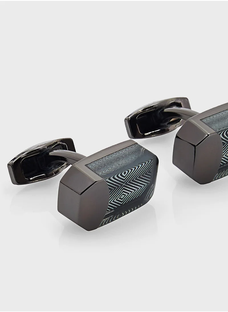روبرت وود Printed Cufflinks Gift Set