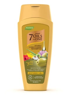emami 7 Oil In One Double Conditioning Shampoo Mystic Olive 400ml  - Image 1