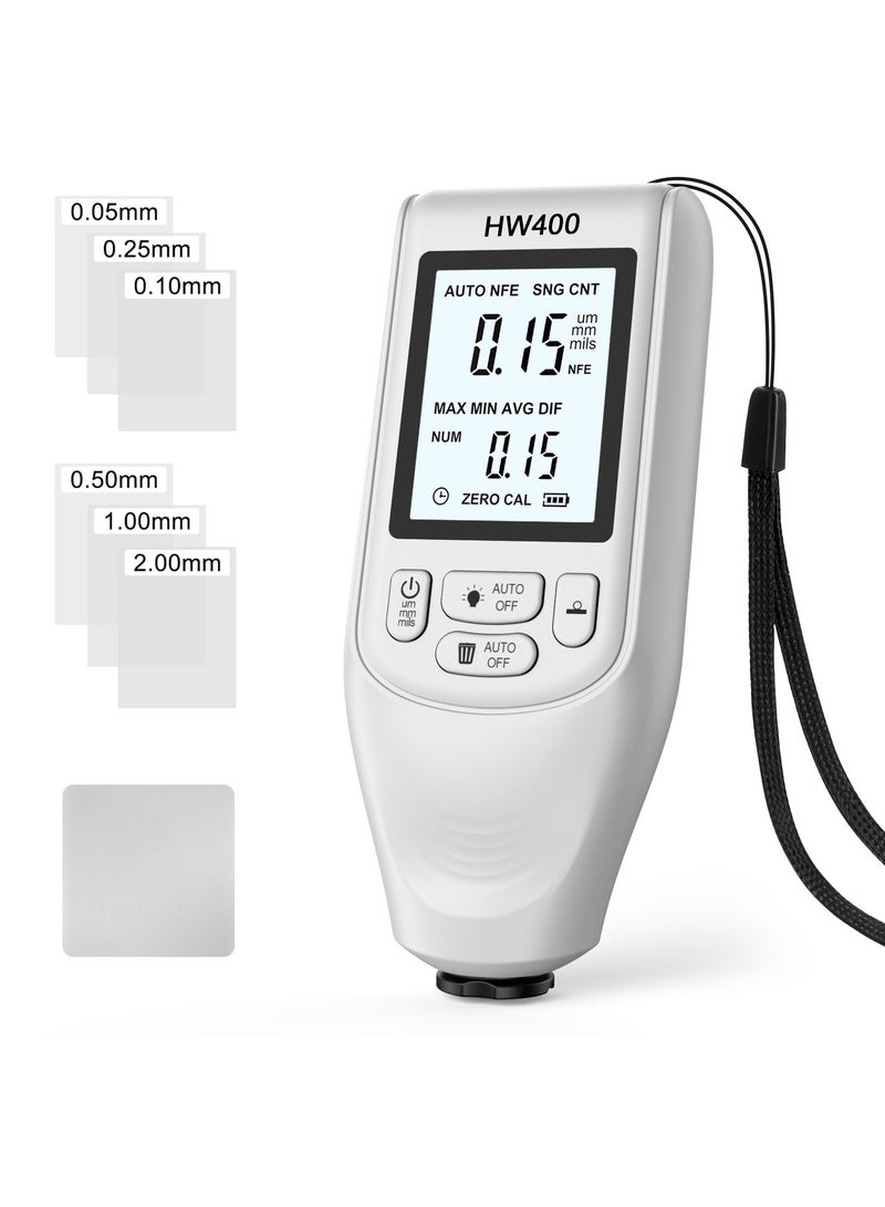 جهاز قياس سمك الطلاء عالي الدقة HW400 مضاد للانزلاق - Image 3