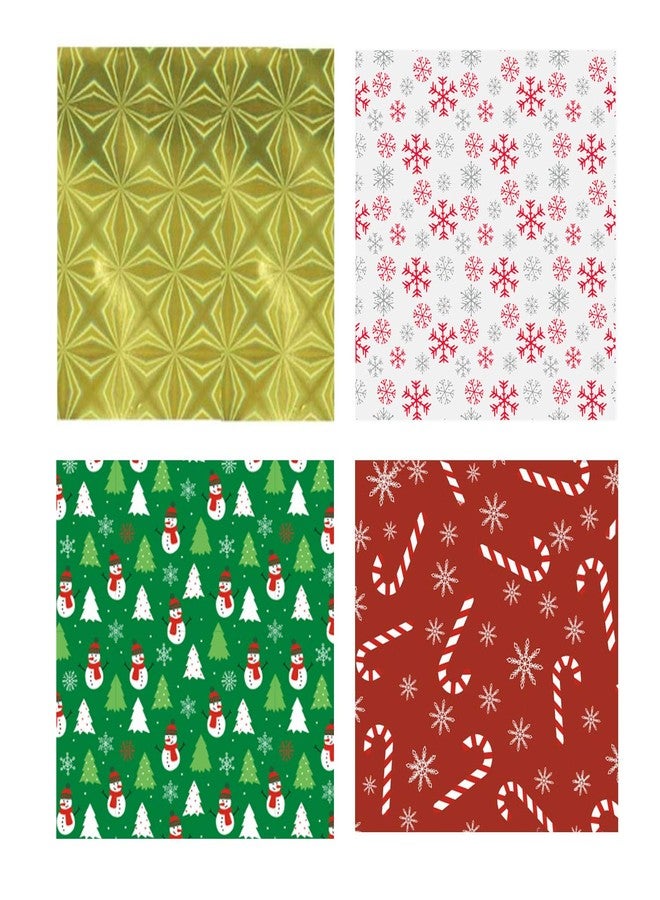 WesGen Christmas Gift Bags, 40Pcs Santa Wrapping Gift Bag in 4 Sizes and 4 Designs, with Ribbon Ties and Tags - Image 3