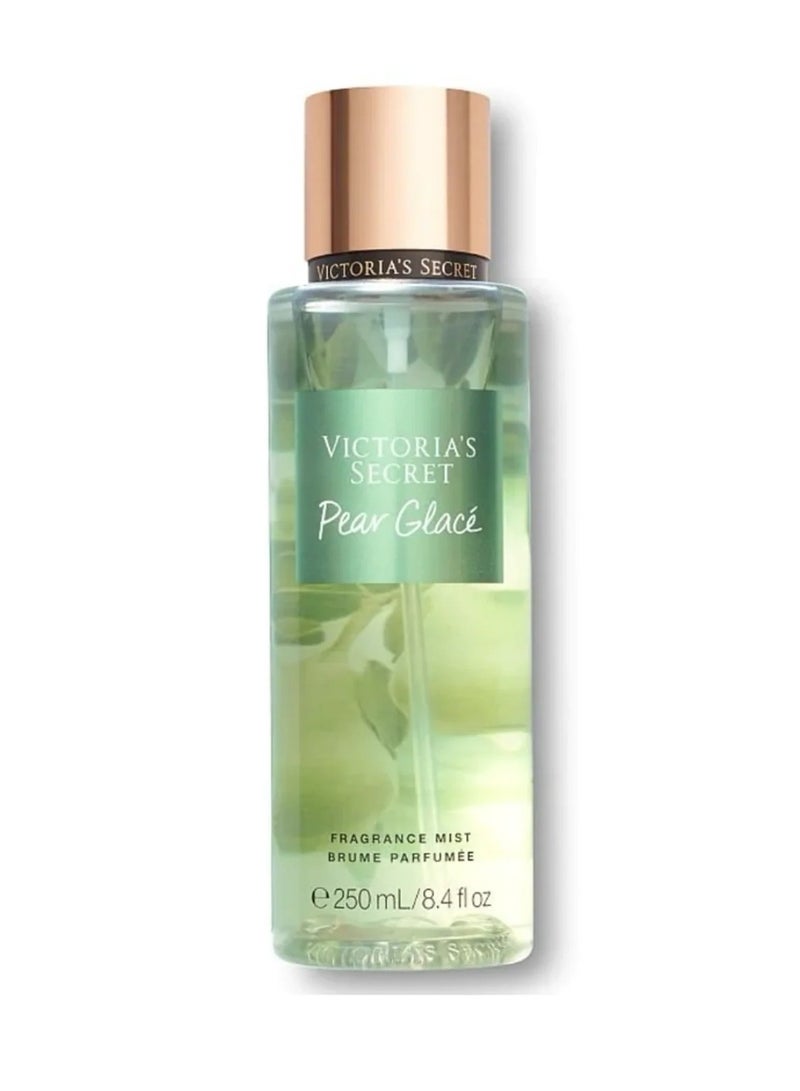 فيكتورياس سيكريت - بيوتي بير جلاس بودي ميست 250 مل – رذاذ للجسم برائحة فاكهية منعشة – ثبات طويل للنساء
