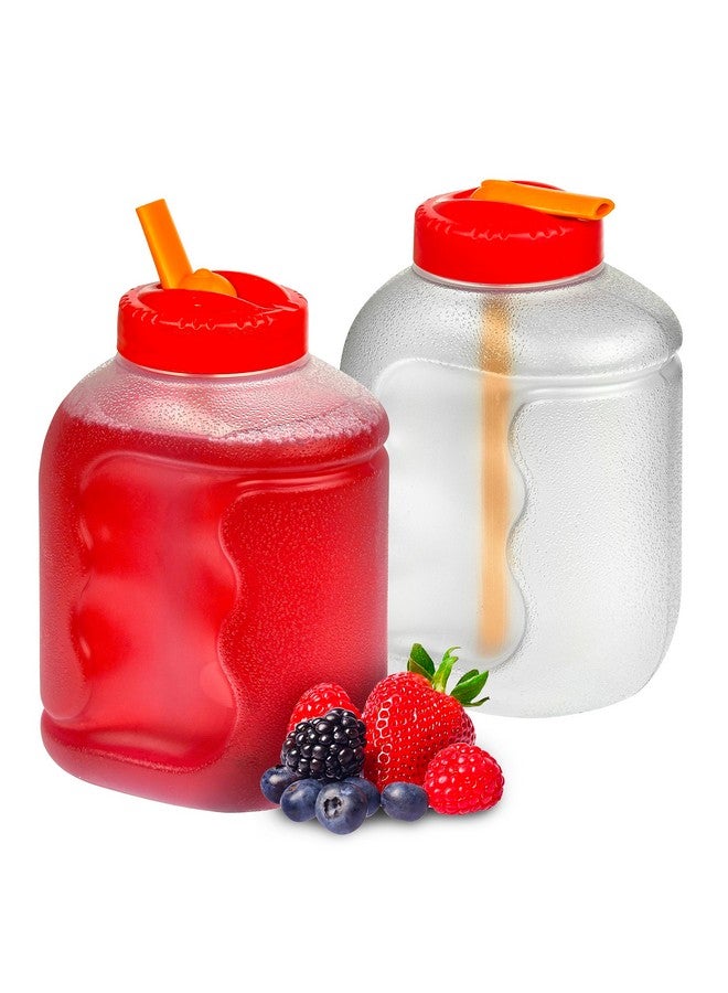 Tribello Small 8oz Kids Water Bottle With Straw, Reusable Plastic Leak Proof Toddler/Kids Water drink Bottle With Flip Straw Lid, BPA-free, 4 Pack - Image 5