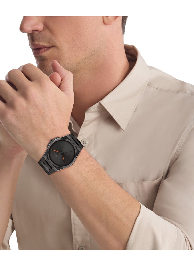 CALVIN KLEIN ساعة تونيو أنالوج للرجال بعلبة سوداء - 25200455  - Image 4