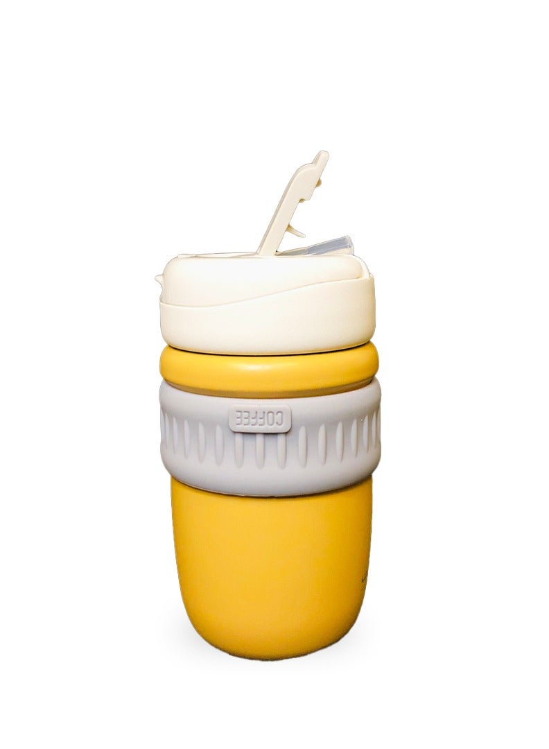 Yatai Coffee Tumbler Stainless Steel Double Wall New Portable Reusable Coffee Thermos Cup car Office CoffeeMug high end gift tumbler with straw. - Image 1