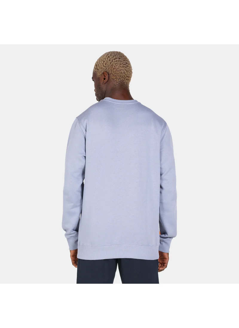 Timberland Men's Linear Logo Crewneck Sweatshirt