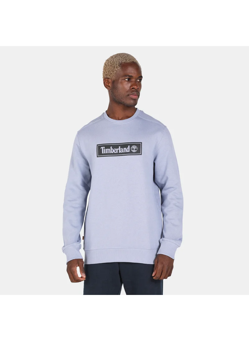 Timberland Men's Linear Logo Crewneck Sweatshirt