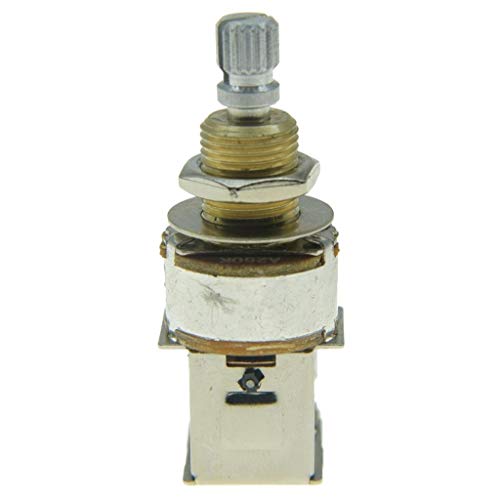 KAISH Guitar Bass Push Push Pot(No Pull Anymore) Audio Taper Guitar Potentiometer Pots with USA/Imperial Brass Shaft A500K - Image 5