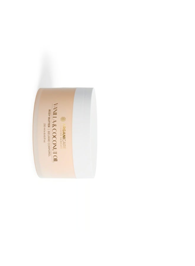 Arganicare Vanilla & Coconut Oil Body Butter 250ml - Image 2