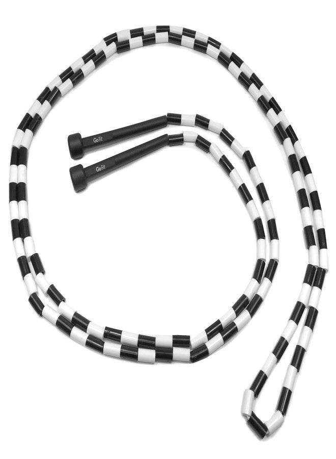 GoFit Adjustable, Segmented, Beaded Jump Rope- GoFit Jumping Rope for Adults and Children,Black,GF-BR - Image 1