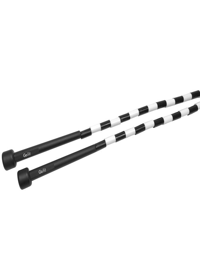 GoFit Adjustable, Segmented, Beaded Jump Rope- GoFit Jumping Rope for Adults and Children,Black,GF-BR - Image 2