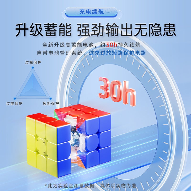 مكعب روبيك المغناطيسي الذكي الثالث من وي لونغ V10 مع تطبيق اتصال بلوتوث وتعليم عالمي وتواصل معركة - Image 2