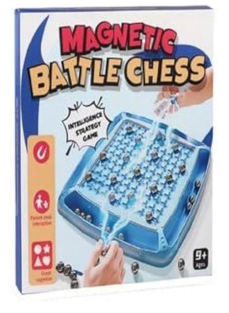 Magnetic Chess Board, Battle Chess With Magnetic, Chess Game Magnetic Chess Set, Magnetic Stone Board Game, Portable Magnetic Stone Board, Party Accessories For Family Reunions (A) - Image 1