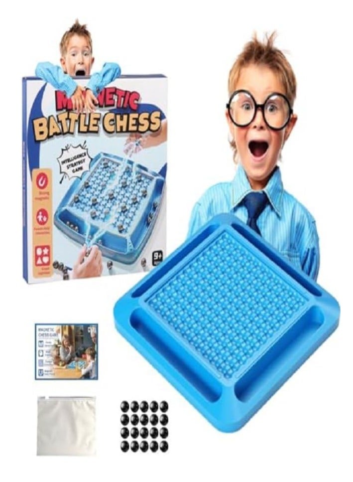 Magnetic Chess Board, Battle Chess With Magnetic, Chess Game Magnetic Chess Set, Magnetic Stone Board Game, Portable Magnetic Stone Board, Party Accessories For Family Reunions (A) - Image 2