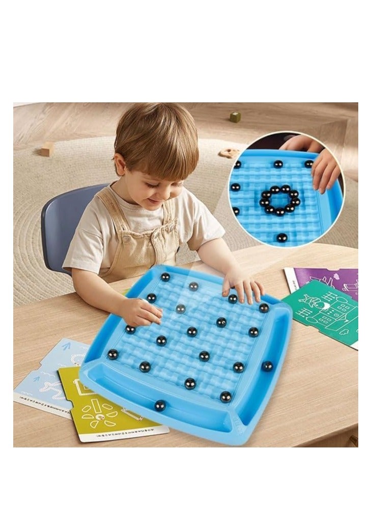 Magnetic Chess Board, Battle Chess With Magnetic, Chess Game Magnetic Chess Set, Magnetic Stone Board Game, Portable Magnetic Stone Board, Party Accessories For Family Reunions (A) - Image 4