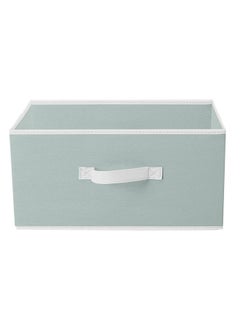 Kuber Industries Kuber Industries Foldable Boxes For Storage (Pack of 3) - Multipurpose Storage Organizer For Clothes | Wardrobe | Closet | Toys | Books | Home - Undergarment Organizer Basket With Handle (Light Grey)  - Image 3