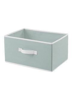 Kuber Industries Kuber Industries Foldable Boxes For Storage (Pack of 3) - Multipurpose Storage Organizer For Clothes | Wardrobe | Closet | Toys | Books | Home - Undergarment Organizer Basket With Handle (Light Grey)  - Image 2