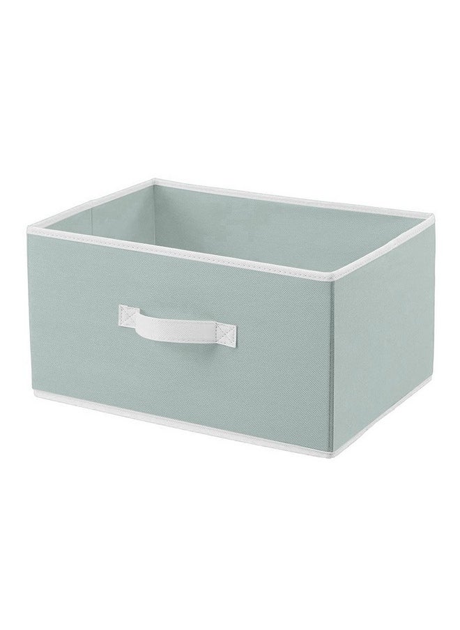 Kuber Industries Kuber Industries Foldable Boxes For Storage (Pack of 3) - Multipurpose Storage Organizer For Clothes | Wardrobe | Closet | Toys | Books | Home - Undergarment Organizer Basket With Handle (Light Grey)  - Image 2